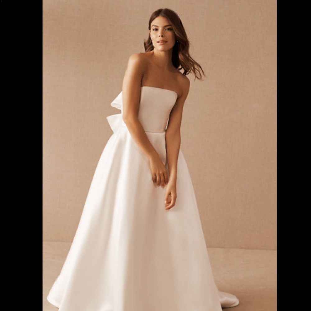 BHLDN x Nouvelle Amsale Pina Gown size 4 brand new with tags